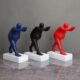 Creative Resin Clapper Character Sculpture